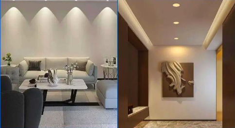Het verschil tussen downlights en schijnwerpers