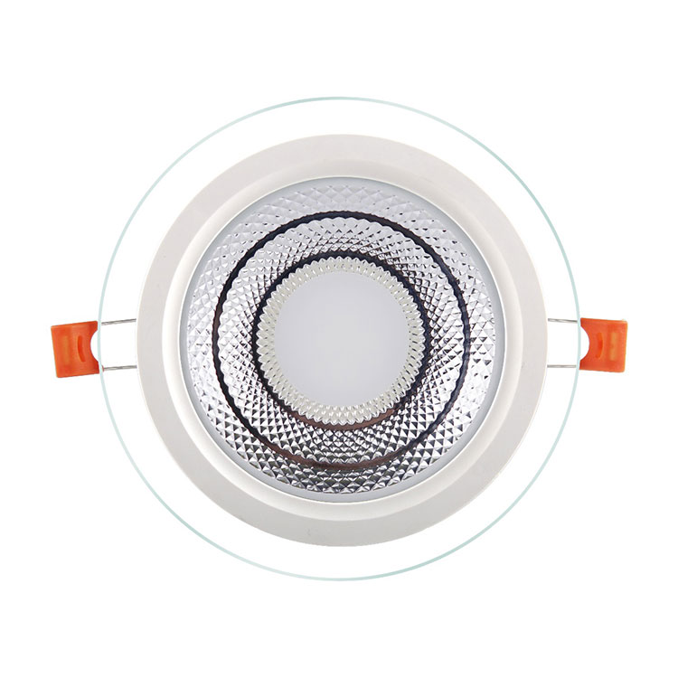 Aluminium Frame Glas Multicolor LED Rond Paneel Licht