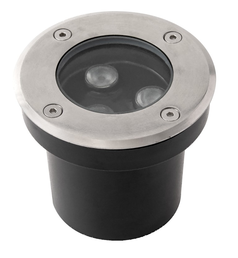 LED -aluminium ondergrondse lamp