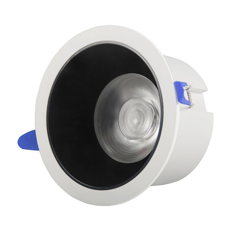 Kunststof met aluminium COB led-downlight